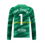 Camisolas de futebol FC Barcelona Ter Stegen 1 Guarda Redes Equipamento Principal 2023/24 Manga Comprida